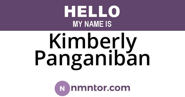Kimberly Panganiban