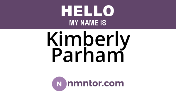 Kimberly Parham