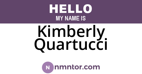 Kimberly Quartucci