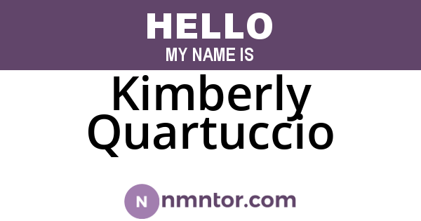 Kimberly Quartuccio