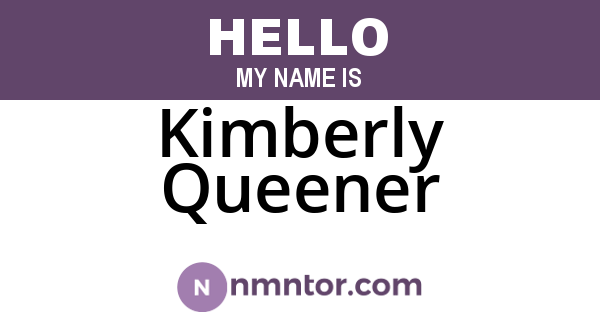 Kimberly Queener