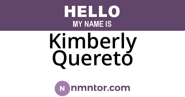 Kimberly Quereto