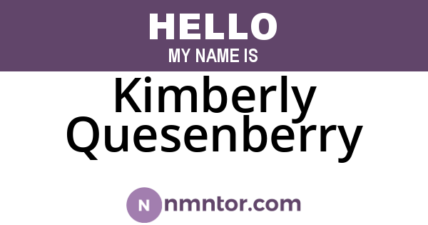 Kimberly Quesenberry