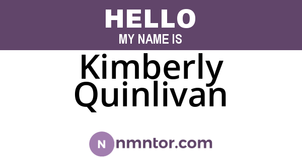 Kimberly Quinlivan