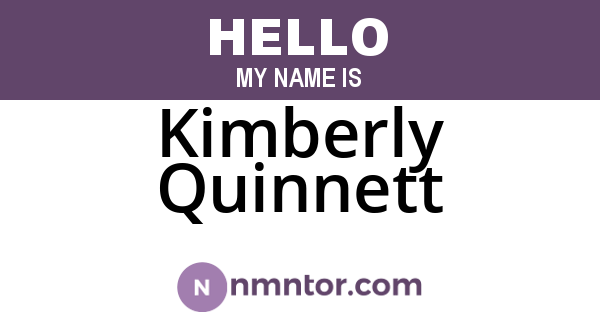 Kimberly Quinnett