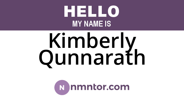 Kimberly Qunnarath