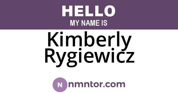 Kimberly Rygiewicz