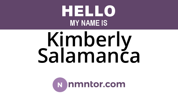 Kimberly Salamanca