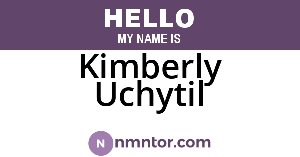 Kimberly Uchytil
