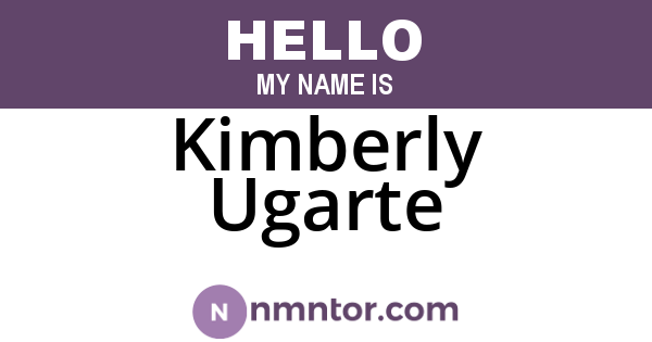 Kimberly Ugarte