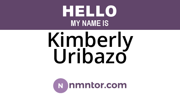 Kimberly Uribazo