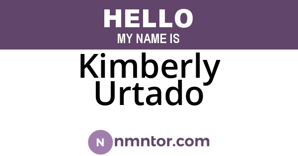 Kimberly Urtado