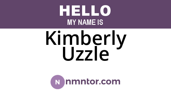 Kimberly Uzzle