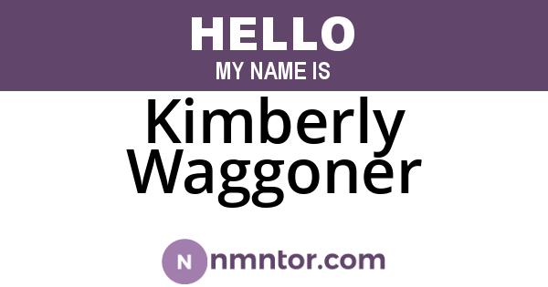Kimberly Waggoner