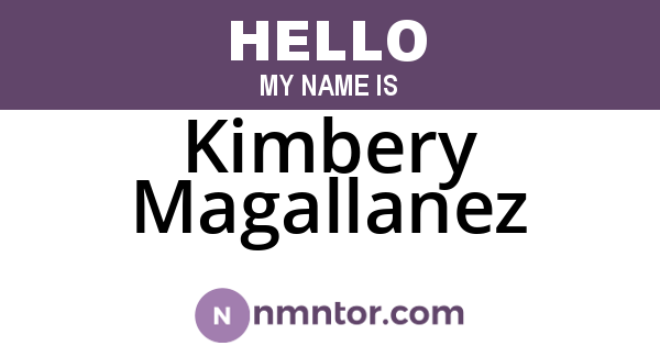 Kimbery Magallanez