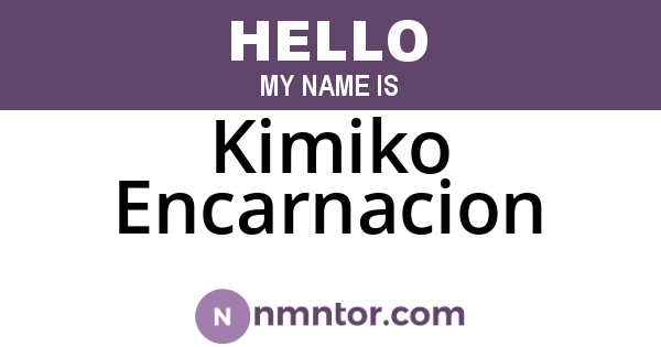 Kimiko Encarnacion