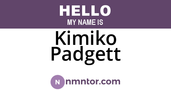 Kimiko Padgett