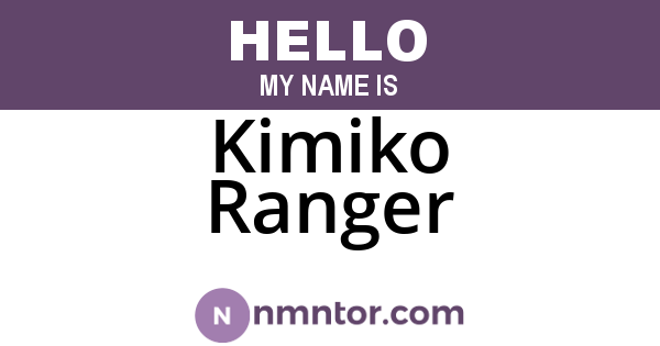 Kimiko Ranger