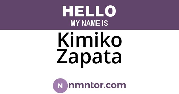 Kimiko Zapata