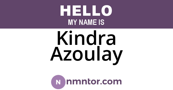 Kindra Azoulay