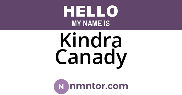Kindra Canady