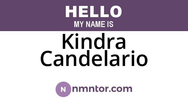Kindra Candelario