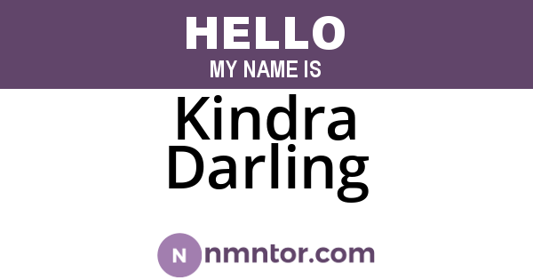 Kindra Darling