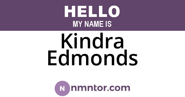 Kindra Edmonds