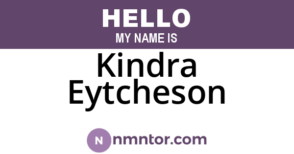 Kindra Eytcheson