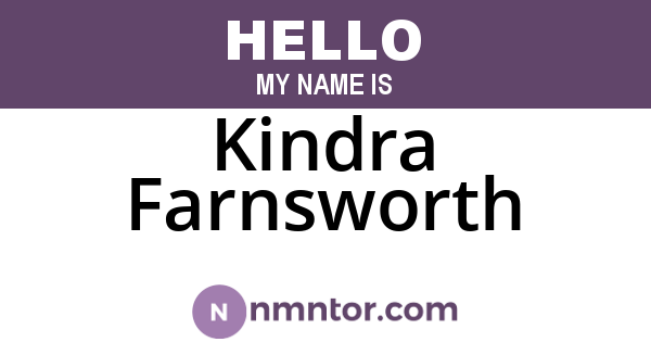 Kindra Farnsworth