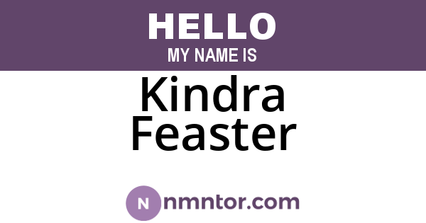Kindra Feaster