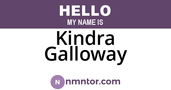 Kindra Galloway