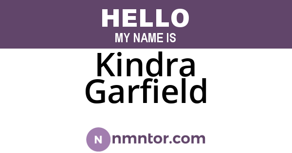 Kindra Garfield