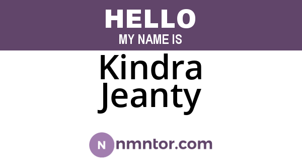 Kindra Jeanty