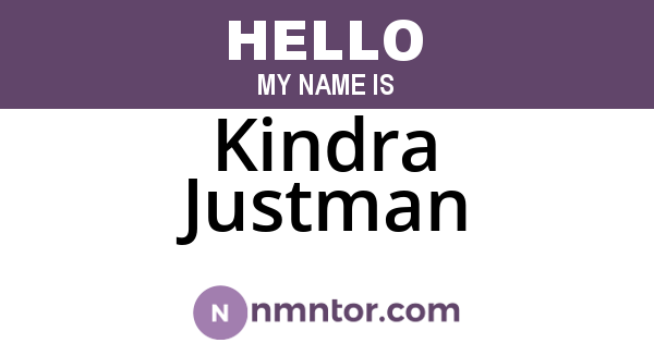 Kindra Justman