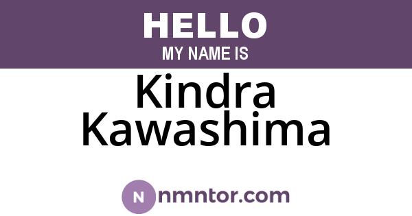 Kindra Kawashima