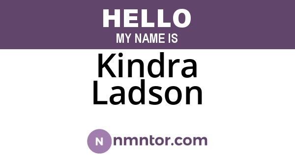Kindra Ladson