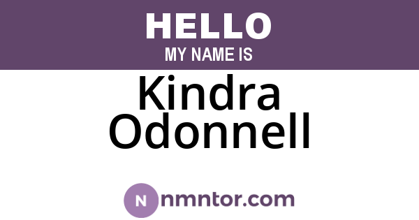 Kindra Odonnell
