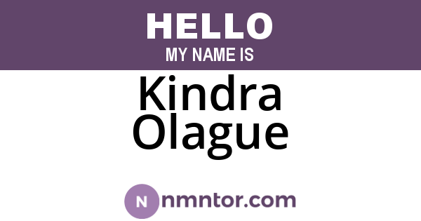 Kindra Olague