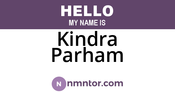 Kindra Parham