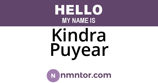 Kindra Puyear