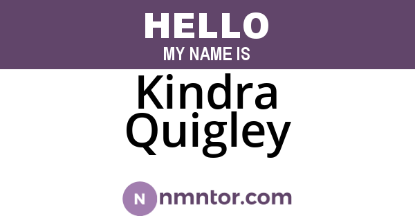Kindra Quigley