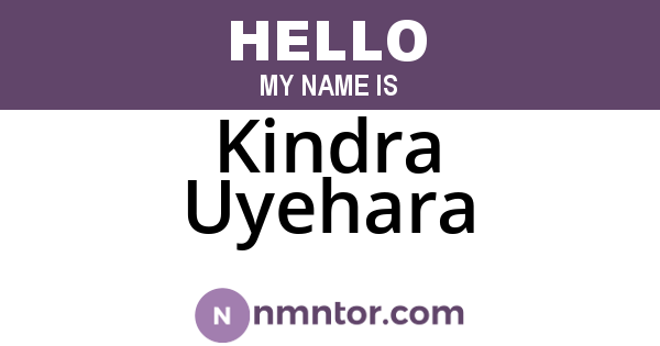Kindra Uyehara