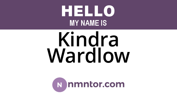 Kindra Wardlow