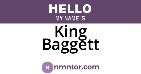 King Baggett