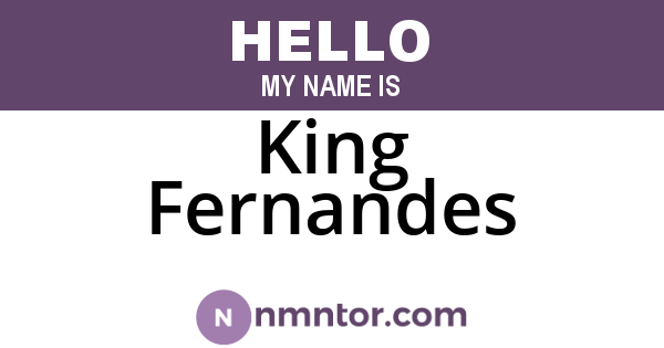 King Fernandes