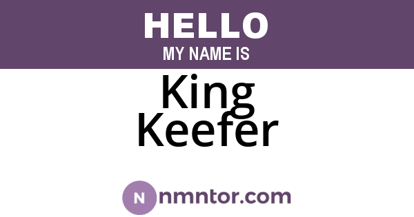 King Keefer