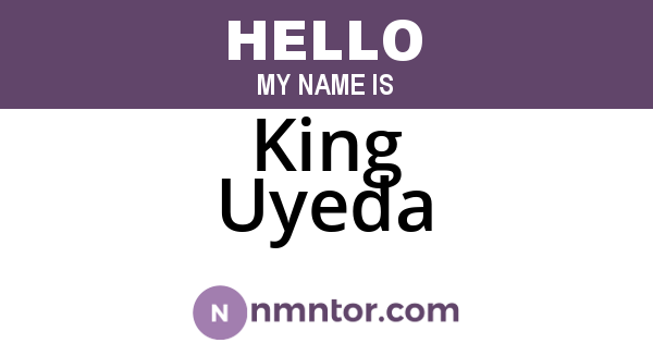 King Uyeda