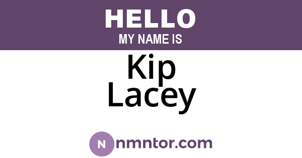 Kip Lacey
