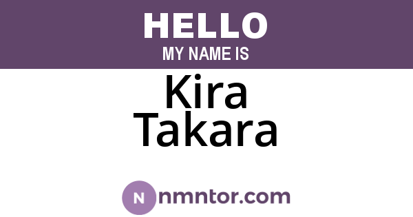 Kira Takara